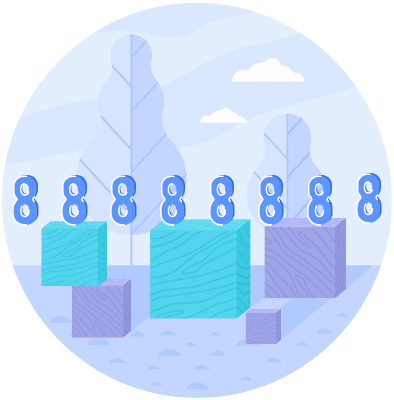 Eight 8's to a Thousand