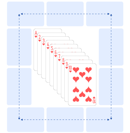Playing Cards' Magic Square
