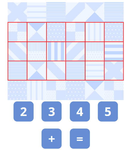 2, 3, 4, 5 to a Valid Equation