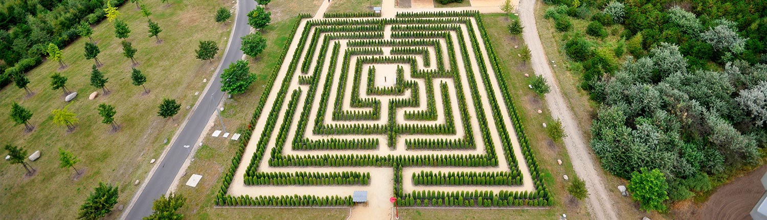 Labyrinth at ErlebnisPark Teichland