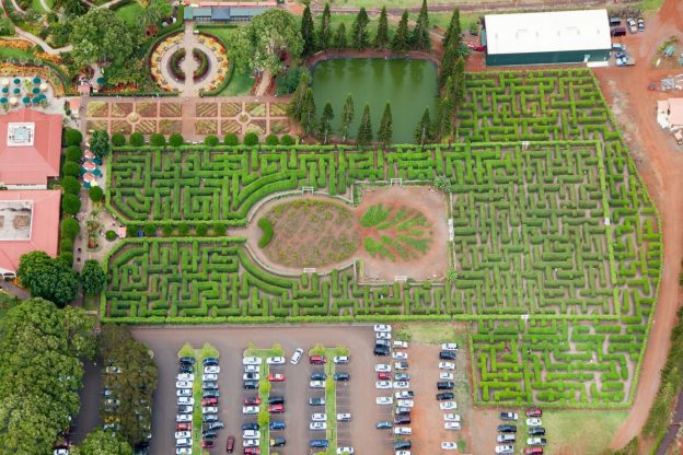 Dole Plantation Pineapple Garden Maze Unipuzzle